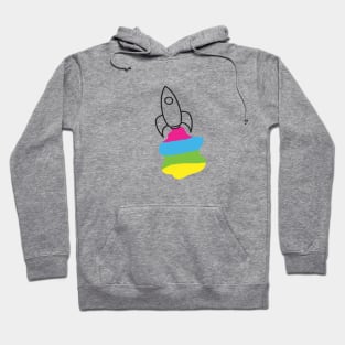 Colorful Rocket Hoodie